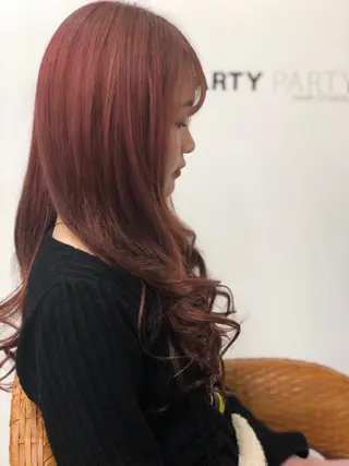 ミディアム プルエクステ/潤艶 最強矯正/西野入のヘアスタイル