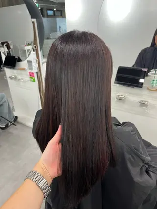 ロング カラー yuuna ✮ door whiteのヘアスタイル