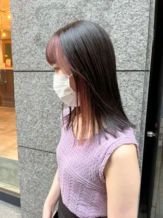 カラー 河原 楓樹のヘアスタイル