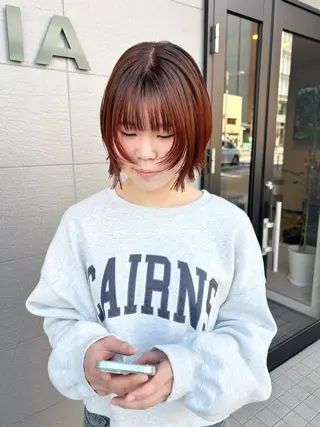 ショート ナカジマ ナナのヘアスタイル