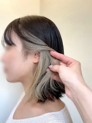 カラー ツヤ感カラー/韓国 カットkanna🖤のヘアスタイル