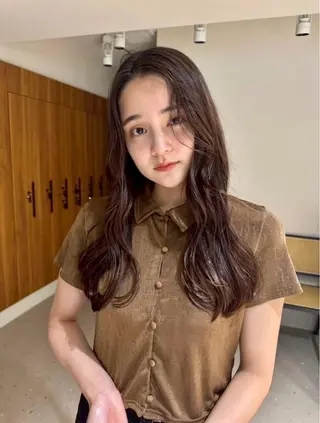 ロング カラー お悩み解決縮毛矯正 レイヤー達人柴崎大樹のヘアスタイル