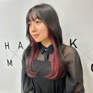 ロング カラー ✨【髪質改善/縮毛 矯正】✨ゆうほのヘアスタイル