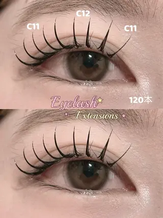 マツエク・マツパ 𝗲𝗶𝗴𝗵𝘁 𝗛𝗢𝗡𝗗𝗔のマツエク・マツパデザイン