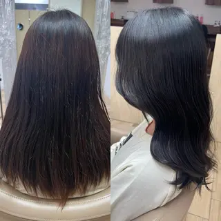 セミロング カラー 高橋 香奈のヘアスタイル