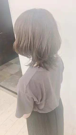 ミディアム カラー パーマ ヘアアレンジ メンズ 🤍❄️水田 美雪❄️🤍のマツエク・マツパデザイン