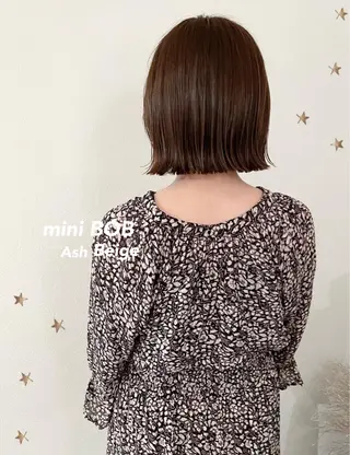 ショート カラー 市川 千夏のヘアスタイル