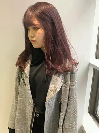 ロング カラー 怪我のため6月末 復帰予定田中瑞希🍃のヘアスタイル