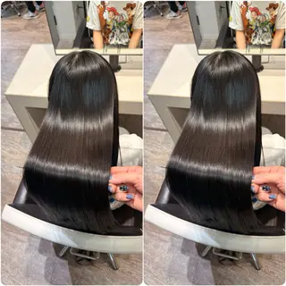 ロング カラー 🌹ULTOWA🌹 髪質改善/縮毛/店長のヘアスタイル