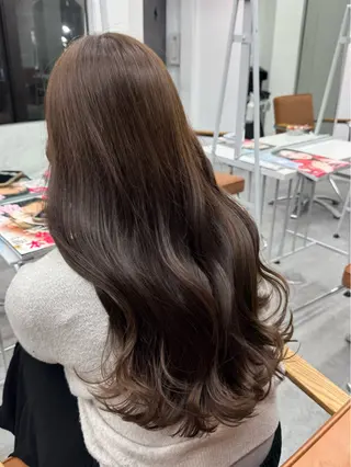 ロング カラー ヘアアレンジ ブリーチなしカラー /新百合ヶ丘/安形翔のヘアスタイル