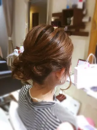 セミロング ヘアアレンジ 🌈20年目突入🎉 山口のヘアスタイル