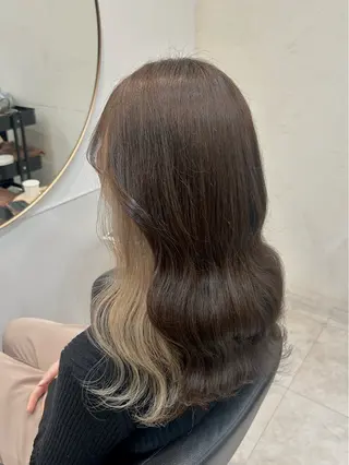 ロング カラー y u i ★ 梅田美容室のヘアスタイル