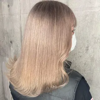 ミディアム カラー SHURI❤️🔥 中/韓mix ♡のヘアスタイル