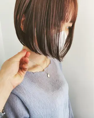 ショート カラー ショート/ボブ /パーマ🌿柏原良亮のヘアスタイル