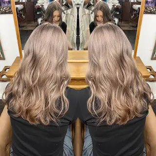 ロング カラー ハイライト/レイヤー /ハイトーン/AOIのヘアスタイル
