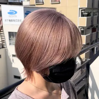 ショート カラー パーマ ヘアアレンジ メンズ キッズ ネイル マツエク・マツパ アイブロウ 大人スタイル 太田のヘアスタイル
