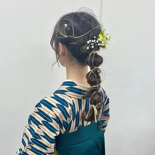 ロング ヘアアレンジ LOVEST Rihoのヘアスタイル