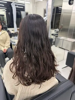 ロング カラー 表参道🌿赤み消し カラー/チナツのヘアスタイル
