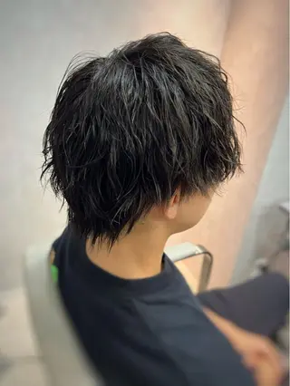 ミディアム パーマ メンズ TOON 川崎店 👫🏼橋本貴志のヘアスタイル