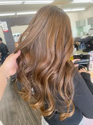 ロング カラー ヘアアレンジ nonoka🕊️ 美容師アシスタントのヘアスタイル