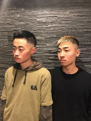 ショート メンズ 牧 颯斗のヘアスタイル