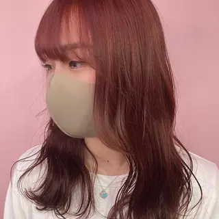 ミディアム カラー ✨髪質改善縮毛矯正✨ 宇田川修平のヘアスタイル