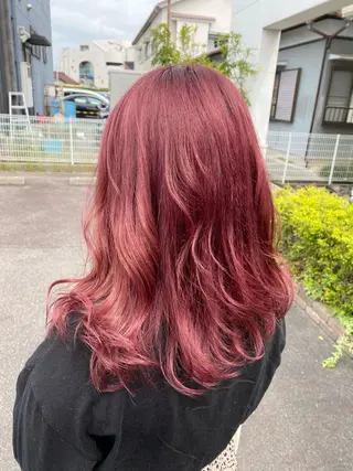 カラー SALOWIN栄 高須大貴のヘアスタイル