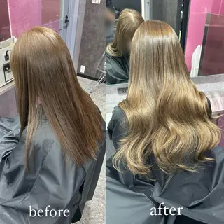 ロング カラー nanaka 🤍韓国ワンホンヘアのヘアスタイル
