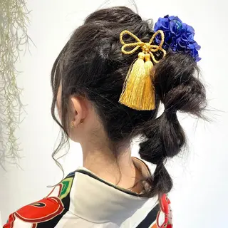 ロング ヘアアレンジ ショート×カラー 🦊堀米早紀【荻窪】のマツエク・マツパデザイン