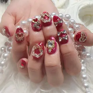 ネイル CC  NaNa ワンホンネイル🌙Nのネイルデザイン