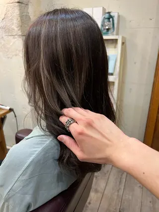 ロング カラー ま ひのヘアスタイル