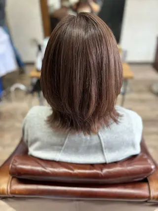 ミディアム カラー 💎白髪染めも対応 🙆👌山本明菜のヘアスタイル