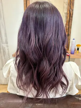 ロング カラー 今村 茜のヘアスタイル