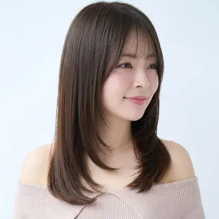 セミロング クセ毛解決💠艶髪 縮毛矯正💠棚村竜太のヘアスタイル