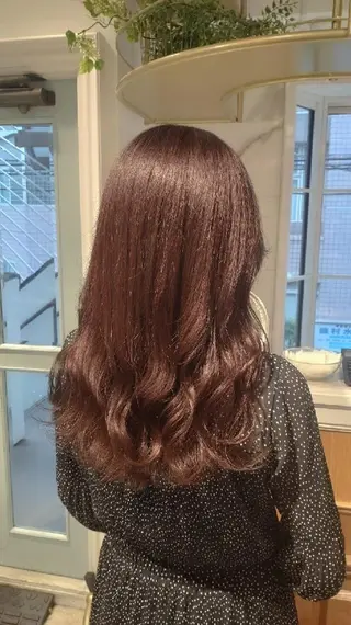 セミロング 縮毛矯正/レイヤー 💎やまもとちひろのヘアスタイル