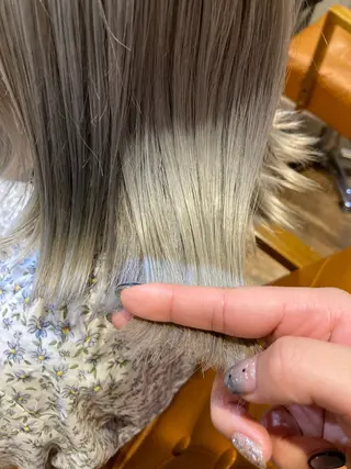 セミロング カラー 横浜美容室/暖色系 michika🌹のヘアスタイル