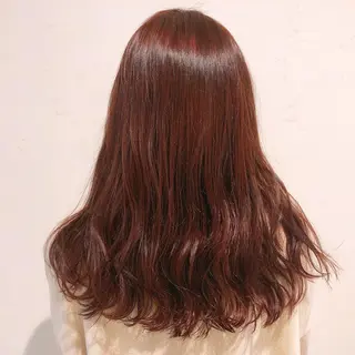 セミロング カラー 伊藤 さやかのヘアスタイル