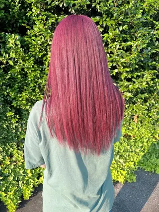 ロング 安藤 ひなたのヘアスタイル