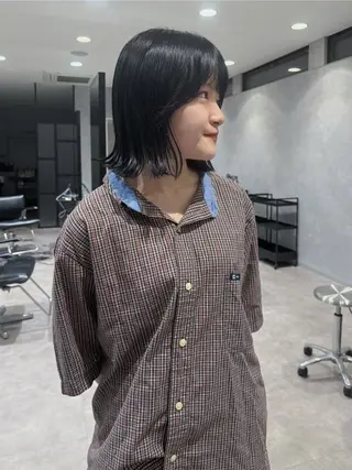 ショート 野林 夏帆のヘアスタイル