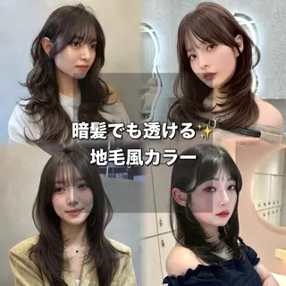 セミロング カラー ヘアアレンジ メンズ 大宮/髪質改善/艶感 カラー🫧堀米 直生のヘアスタイル