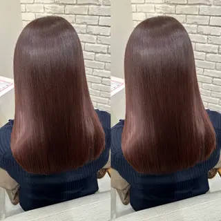 ミディアム 髪質改善&ヘアケア 永山若奈のヘアスタイル