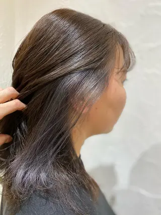ミディアム カラー 堀 大輔のヘアスタイル