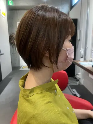 ショート 駅チカ【ali'i】 アリイ花崎友美☘のヘアスタイル