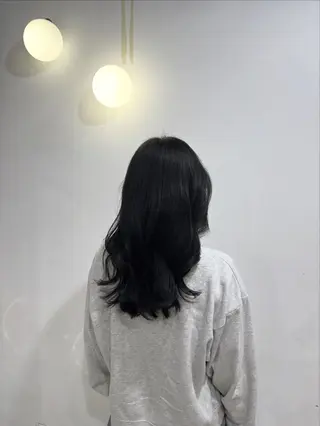 セミロング カラー ブリーチモデル募集中 星川まお𝜗𝜚のヘアスタイル