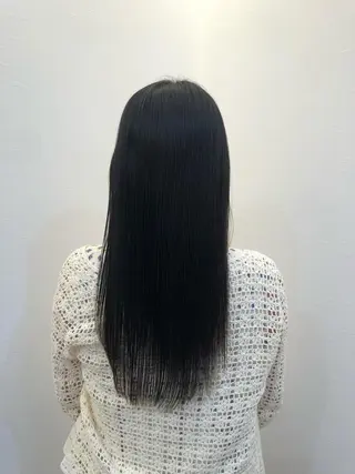 ロング ツノガイ エリのヘアスタイル