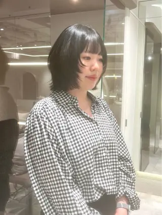 ショート rino🤍 恵比寿レイヤーカットのヘアスタイル