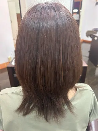 ミディアム カラー 康本将輝 ♦️髪質改善♦️のヘアスタイル