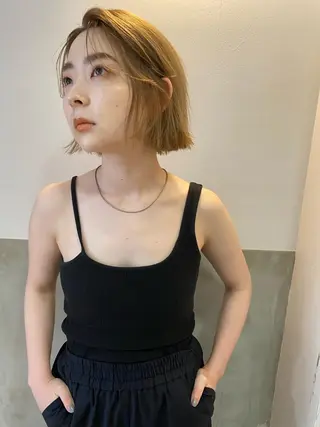 ショート カラー Pia ツボイ ケイタのヘアスタイル