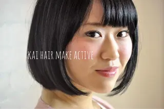 ミディアム カラー 坂東 秀幸のヘアスタイル