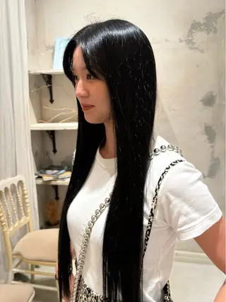 ロング カラー 笹原 叶のヘアスタイル